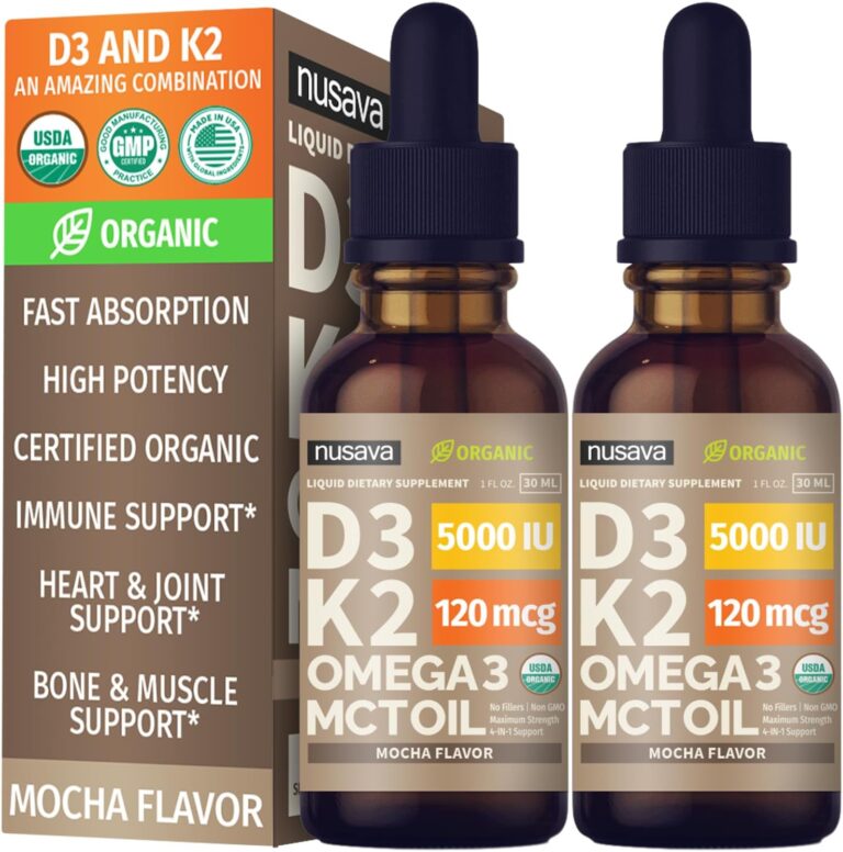 Organic Vitamin D3 K2 Drops Review – 7 Powerful Benefits