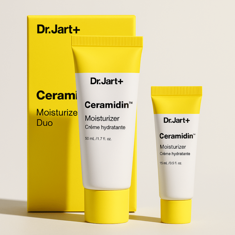 Dr.Jart+ Ceramidin Moisturizer Review—deep hydration, barrier repair, and travel-friendly Korean skincare for dry skin.